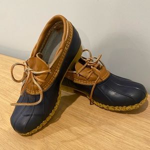 The Original L.L. Bean Boot Maine Duck Boots Navy Shoes Size 7